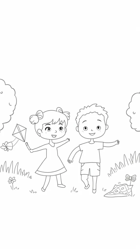 coloriages Hannah et Samuel